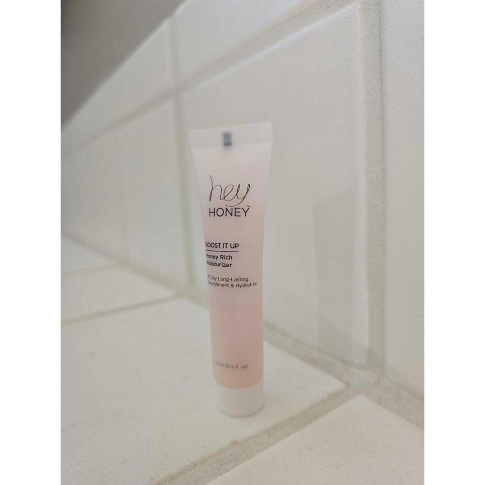 Hey Honey BOOST IT UP Honey Rich Moisturizer 0.5oz 15ml Travel Size